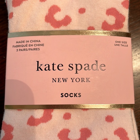 NWT ♠️ Kate Spade ♠️ Socks 🧦 3 Pack - Picture 2 of 5